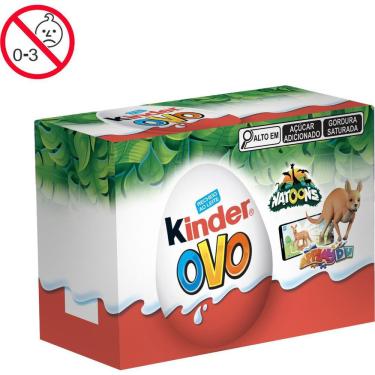 Imagem de Kinder Ovo Natoons 2 Unidades - 40g