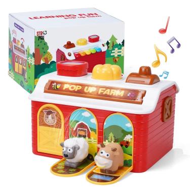 Imagem de Brinquedo musical pop up para bebês STAPAW com piano de 6 a 12 meses