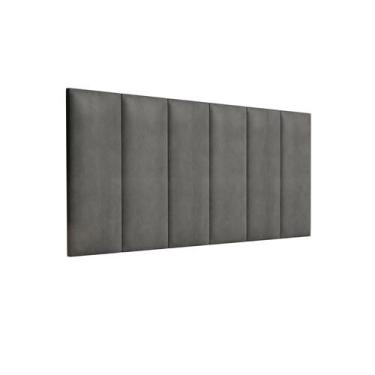 Imagem de Cabeceira Dobravél Almofada Madri Cama Casal 1,40cm- várias cores - Du