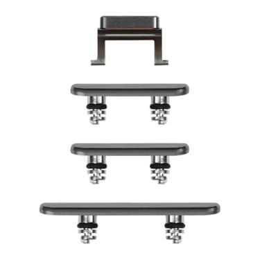 Imagem de Risidamoy Para iPhone 11 Pro 11 Pro Max botão liga/desliga e botão de volume botão de substituição da chave lateral substituir silêncio ON OFF Botão de controle de mudo Modelo fixo: A2160 A2215 A2217