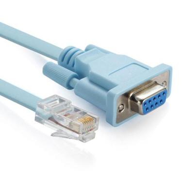 Imagem de Cabo Adaptador Serial  DB 09 Fêmea  X RJ 45 Macho - Wincabos