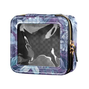 Imagem de Fitrendlovey Organizador de maquiagem portátil com grande claraboia bolsa de cosméticos espaçosa para amantes de viagens, T3, one size