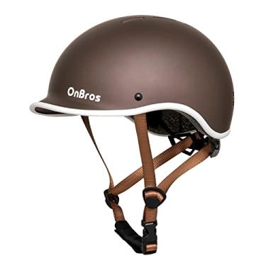 Imagem de OnBros Capacete de bicicleta para adultos, capacetes ajustáveis para homens e mulheres, capacete juvenil para bicicleta de estrada, mountain bike, ciclismo, urbano