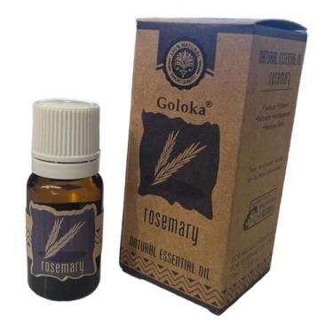 Imagem de Óleo Essencial Indiano Goloka Puro Alecrim Rosemary 10 ml - Lua Místic