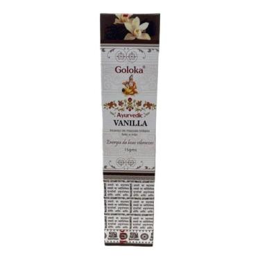 Imagem de Incenso Massala Baunilha Vanilla Goloka Varetas Caixa 15g - Lua Místic