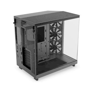 Imagem de Gabinete Gamer NZXT H6 Flow Mid Tower CC-H61FB-01 Compacto Preto (Fosco)