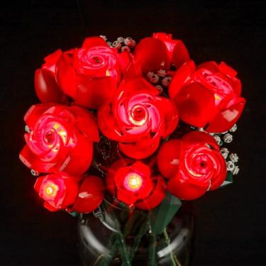 Imagem de BRIKSMAX Led Lighting Kit for Lego-10328 Bouquet of Roses - Compatible with Lego Icons Building Set- Not Include Lego Set