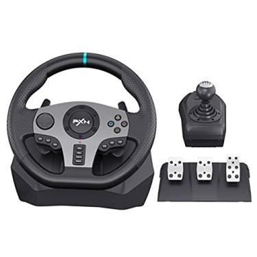 Imagem de PXN V9 pc steering wheel racing wheel gaming steering wheel Dual-Motor Feedback Driving, 270/900°Steering with Pedals and Joystick for PC/ Nintendo switch/PS4/PS3 Xbox X/S / XBOX SERIES X/S
