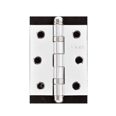 Imagem de Dobradiça Inox Polido 3530 Com Raio Prata