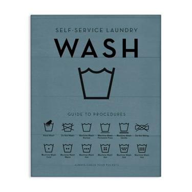 Imagem de Stupell Industries Quadro de lembretes de lavanderia arte de parede em tela por Lettered and Lined, 61 x 76 cm