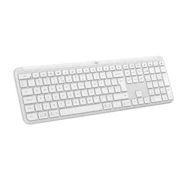 Imagem de Teclado Sem Fio Signature Slim K950 Branco Logitech