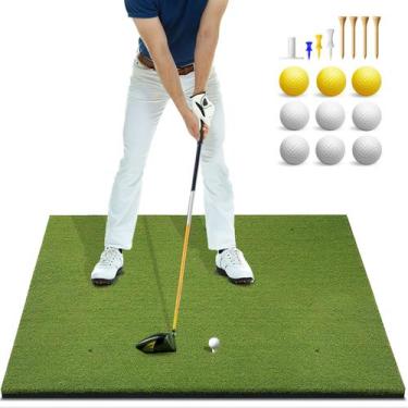 Imagem de Tapete de golfe Bltend Golf Hitting Practice de 5 x 3 pés 21 mm de esp