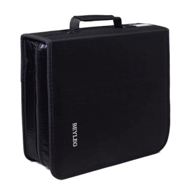 Imagem de BEYLEG 264 Capa Para Dvd/Cd/Vcd, Carteira Cd/Dvd, Estojo Organizador Mídia Blu-Ray (Preto)