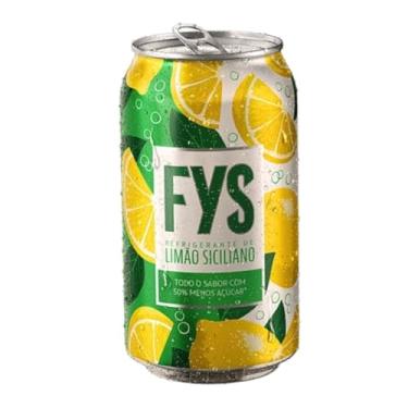 Imagem de Pack 6 Refrigerante FYS Lata 350ml Sabores (350ml, 6x Limão Siciliano)