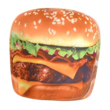 Imagem de simhoa Adereços de fantasia de hambúrguer, novidade, fantasia de Halloween para cosplay, carnaval, vestir-se, para Adultos