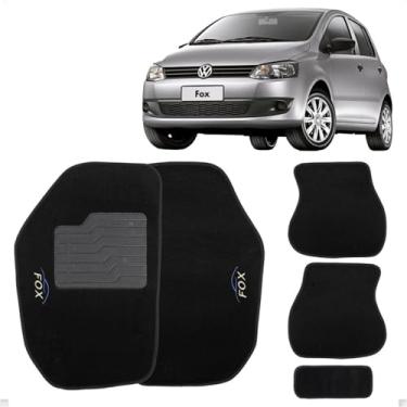 Imagem de Tapete Automotivo Fox 2003 Até 2014 Carpete Bordado