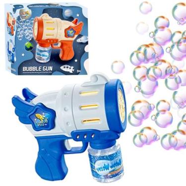 Imagem de Super Lançador Bolhas de Sabão Máquina Automática Pistola de Fazer Bol