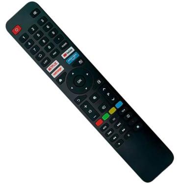 Imagem de Controle compatível com TV Vizzion Brasil LE43DF20 LE50UHD20 - Lelong 