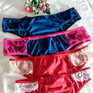 Imagem de Calcinha detalhe renda - Labevic Lingerie, P, Preto