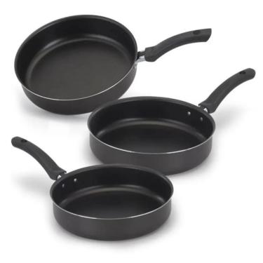 Imagem de Conjunto Frigideiras 18, 20, 22cm Sem Tampa Antiaderente