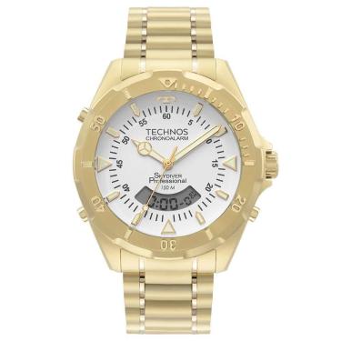 Imagem de Relógio Technos Masculino Skydiver Dourado - Wt2050awn/1b
