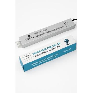 Imagem de Driver slim 2a 12v 24w entrada bivolt ip20 gaya gy1170