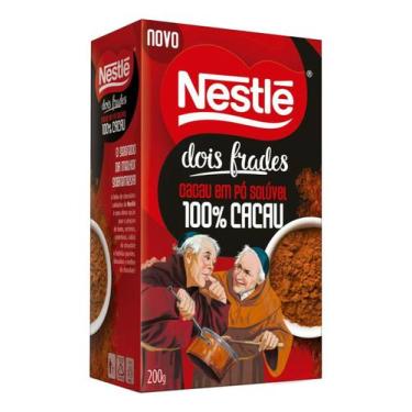 Imagem de Cacau Em Po 100% Soluvel Nestle Dois Frades 200g