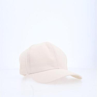 Imagem de Boné Liso Básico Unissex Aba Curva Ajuste Metal - BAUARTE, Bege claro