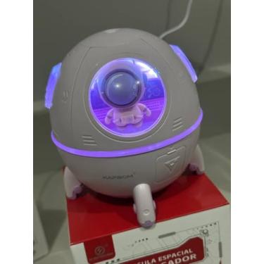Imagem de Umidificador Espacial, LED Colorido, Ultrassônico, Difusor de Névoa Portátil com Aromaterapia, USB