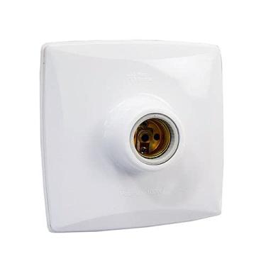 Imagem de Plafon Quadrada Soquete Porcelana Br Petra