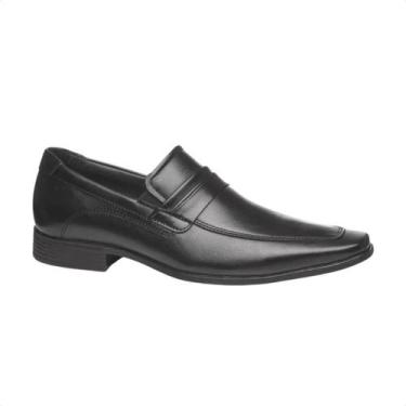 Imagem de Sapato Masculino Social Pegada Elegance Preto, Preto, 41