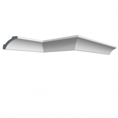 Imagem de Kit Com 30 Barras Roda Teto Perfil De Poliestireno A7 Homestar 60m Branco