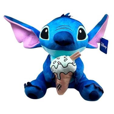 Imagem de Pelúcia Stitch Disney com Sorvete 30cm F0189-0 - Fun