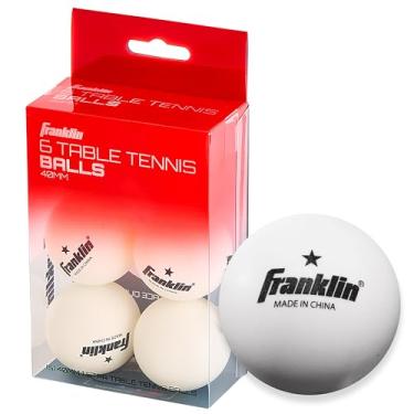 Imagem de Franklin Sports 1 Star Table Tennis Balls (144 Count), White/Orange, 40mm