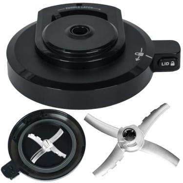 Imagem de Tampa externa com pá para máquina de sorvete Ninja NC501 NC500 Deluxe, tampa de substituição reutilizável sem BPA, acessórios de creme, pode ser lavada na lava-louças