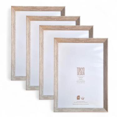 Imagem de Kit 4 Moldura A4 Porta Certificado Diploma Acetato 21x29,7cm - Mkt Mul