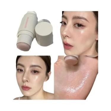 Imagem de Blush Em Bastão Aqua Powder Para Meninas Coreanas, Clareador Natural, 