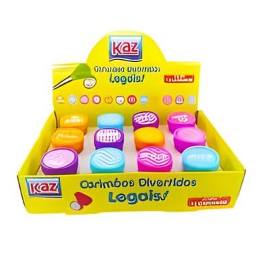Imagem de Carimbo Infantil Divertidos 12 Unidades Diversão - Kaz, Legais