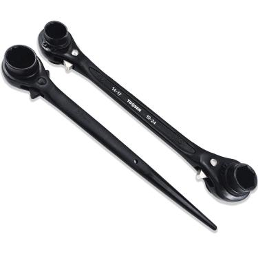 Imagem de Conjunto de chaves de catraca groword 2PC reversível de 12 pontas