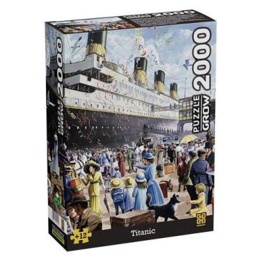 Imagem de Quebra-Cabeça Infantil Titanic Grow 2000 Pcs Ref.04212