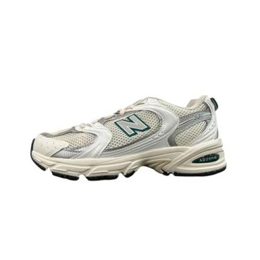 Imagem de New Balance Tênis masculino 530, Branco/Branco, 39