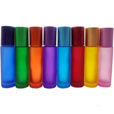 Imagem de Kit 05 Frascos 10 Ml Roll-On Cores Fosco - Puro E Essencial