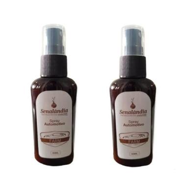 Imagem de 2 Aromatizador Carro Anti-Tabaco Cheirinho Automotivo Perfume Spray Ca