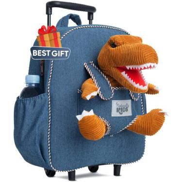 Imagem de Mochila rolante Toddler Suitcase Dinosaur Naturally KIDS