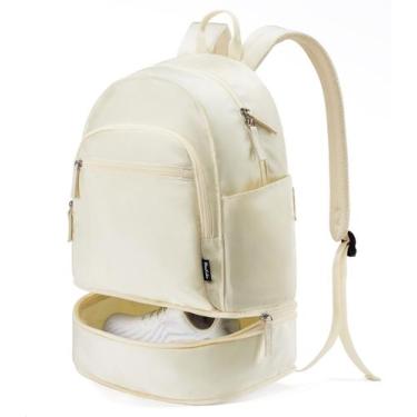 Imagem de Mochila de ginástica Uselike para mulheres com compartimento para sapa