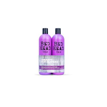 Imagem de Tigi Tigi Bed Head Dumb Blonde Shampoo & Reconstructor Condicionador Pacote Duo, 1,5 g
