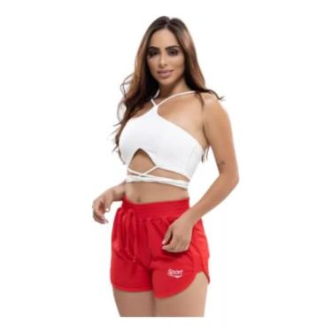 Imagem de Short Feminino Casual Piscina Esporte Confortável Resistente - Naimus,