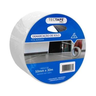 Imagem de Fita de Demarcação 48mm x 30m Branca 400 Tectape Unica, Unica, Unico