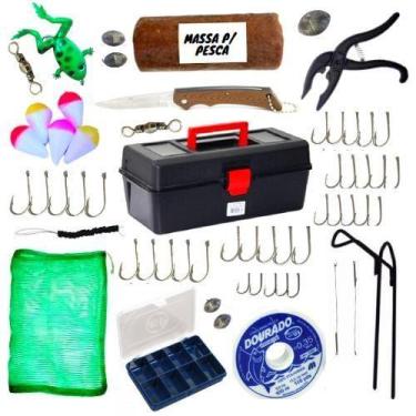 Imagem de Traia De Pescaria Maleta Com Itens Pesca Alicate Pega Peixe - Sekyped