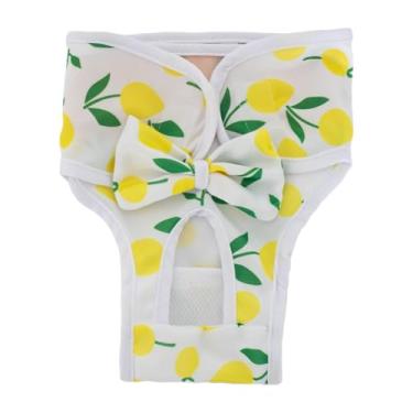 Imagem de predolo Fraldas para cães fêmeas Calcinhas térmicas para cães pequenos e médios Macias com absorção de água Fraldas estilosas para altamente absorventes, S